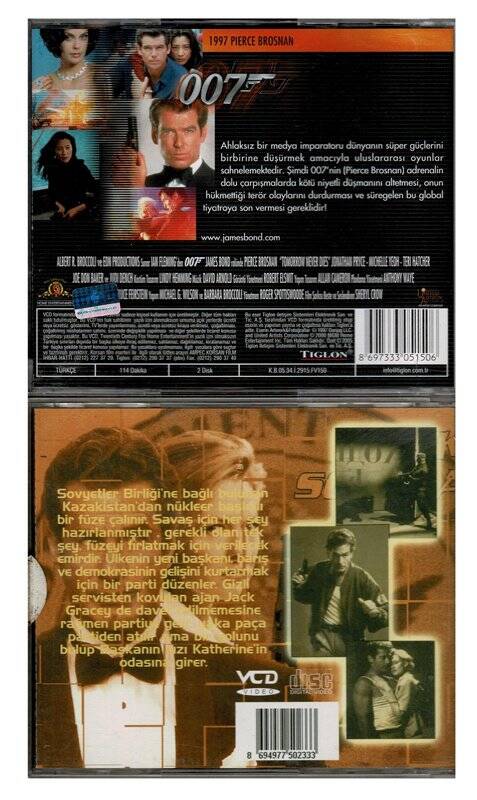 0007 Yarın Asla Ölmez Savaşın Kanunu - 2 Adet VCD Film VCD634 - 2