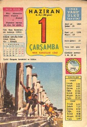 1 Haziran 1983 Takvim Yaprağı - Doğum Günü Hediyesi EFM(N)9000 - Gökçekoleksiyon