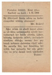 1 Şubat 1948 Takvim Yaprağı EFM925 - 2