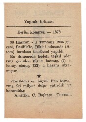 1 Temmuz 1948 Takvim Yaprağı EFM877 - 2