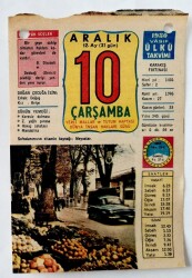 10 Aralık 1980 Takvim Yaprağı - Doğum Günü Hediyesi EFM(N)6616 - Gökçekoleksiyon