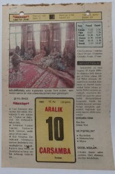 10 Aralık 1980 Takvim Yaprağı - Doğum Günü Hediyesi EFM(N)7226 - Gökçekoleksiyon