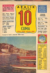 10 Aralık 1982 Takvim Yaprağı - Doğum Günü Hediyesi EFMN13614 - Gökçekoleksiyon