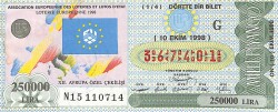 10 Ekim 1998 Piyango Bileti Dörtte Bir Bilet PYB6677 - Gökçekoleksiyon