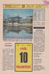 10 Eylül 1979 Takvim Yaprağı -Doğum Günü Hediyesi EFM(N)6351 - Gökçekoleksiyon