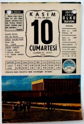 10 Kasım 1979 Takvim Yaprağı -Doğum Günü Hediyesi EFM(N)6506 - Gökçekoleksiyon