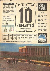 10 Kasım 1984 Takvim Yaprağı - Doğum Günü Hediyesi EFMN14800 - Gökçekoleksiyon