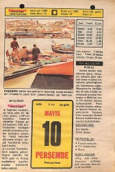 10 Mayıs 1979 Takvim Yaprağı - Doğum Günü Hediyesi EFMN14492 - Gökçekoleksiyon
