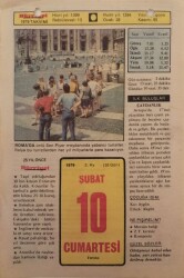 10 Şubat 1979 Takvim Yaprağı - Doğum Günü Hediyesi EFM(N)7600 - Gökçekoleksiyon