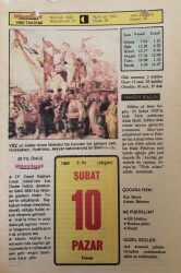 10 Şubat 1980 Takvim Yaprağı - Doğum Günü Hediyesi EFM(N)7619 - Gökçekoleksiyon