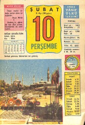 10 Şubat 1983 Takvim Yaprağı - Doğum Günü Hediyesi EFMN15069 - Gökçekoleksiyon