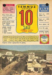 10 Temmuz 1979 Takvim Yaprağı - Doğum Günü Hediyesi EFM(N)12395 - Gökçekoleksiyon