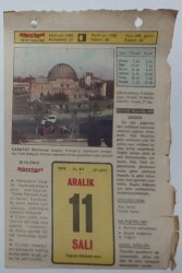 11 Aralık 1979 Takvim Yaprağı - Doğum Günü Hediyesi EFM(N)7422 - Gökçekoleksiyon