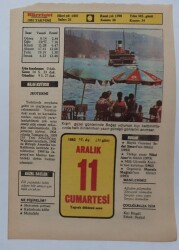 11 Aralık 1982 Takvim Yaprağı - Doğum Günü Hediyesi EFM(N)7316 - Gökçekoleksiyon