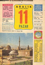 11 Aralık 1983 Takvim Yaprağı - Doğum Günü Hediyesi EFMN13602 - Gökçekoleksiyon