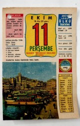 11 Ekim 1979 Takvim Yaprağı -Doğum Günü Hediyesi EFM(N)6476 - Gökçekoleksiyon