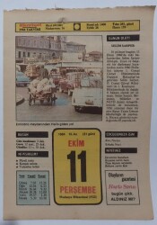 11 Ekim 1984 Takvim Yaprağı - Doğum Günü Hediyesi EFM(N)7284 - Gökçekoleksiyon