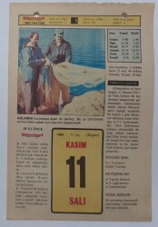11 Kasım 1980 Takvim Yaprağı - Doğum Günü Hediyesi EFM(N)7108 - Gökçekoleksiyon