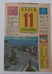 11 Kasım 1987 Takvim Yaprağı - Doğum Günü Hediyesi EFM(N)6933 - Gökçekoleksiyon