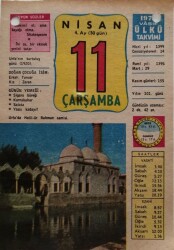 11 Nisan 1979 Takvim Yaprağı - Doğum Günü Hediyesi EFM(N)8486 - 2