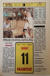 11 Şubat 1980 Takvim Yaprağı - Doğum Günü Hediyesi EFM(N)7620 - Gökçekoleksiyon