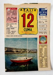 12 Aralık 1980 Takvim Yaprağı - Doğum Günü Hediyesi EFM(N)6618 - Gökçekoleksiyon