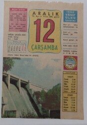 12 Aralık 1990 Takvim Yaprağı - Doğum Günü Hediyesi EFM(N)6790 - Gökçekoleksiyon