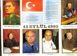 12 Eylül 1980 Kenan Evren, Nejat Tümer Kartpostal (Büyük Boy) - Gökçekoleksiyon