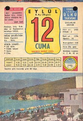 12 Eylül 1980 Takvim Yaprağı - Doğum Günü Hediyesi EFMN13625 - Gökçekoleksiyon