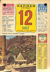 12 Haziran 1979 Takvim Yaprağı - Doğum Günü Hediyesi EFM(N)11686 - Gökçekoleksiyon