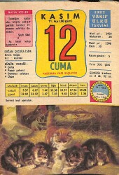 12 Kasım 1982 Takvim Yaprağı - Doğum Günü Hediyesi EFM(N)11883 - Gökçekoleksiyon