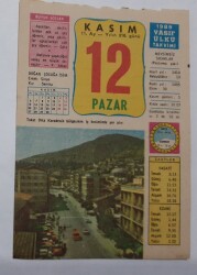 12 Kasım 1989 Takvim Yaprağı - Doğum Günü Hediyesi EFM(N)6595 - Gökçekoleksiyon