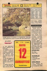 12 Mayıs 1979 Takvim Yaprağı - Doğum Günü Hediyesi EFMN14490 - Gökçekoleksiyon