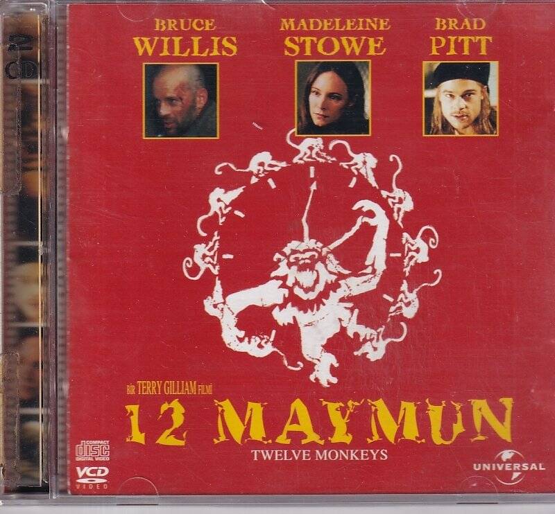 12 Maymun - Bruce Willis, Brad Pitt VCD Film VCD9908 - 1