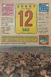 12 Şubat 1980 Takvim Yaprağı - Doğum Günü Hediyesi EFM(N)7836 - Gökçekoleksiyon