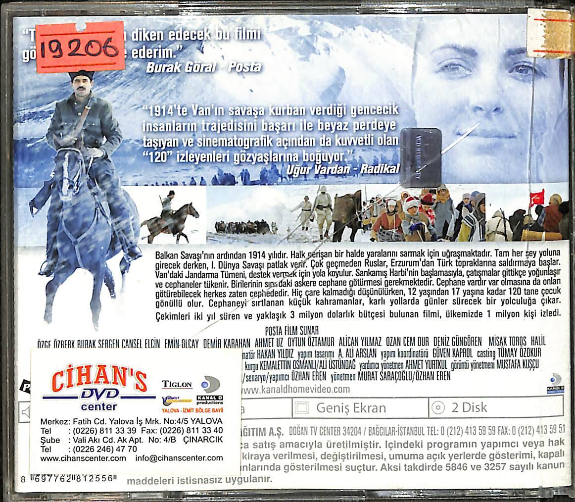 120 (Karlara Yazılmış Gerçek Bir Destan) VCD Film (İkinci El) VCD27816 - 2
