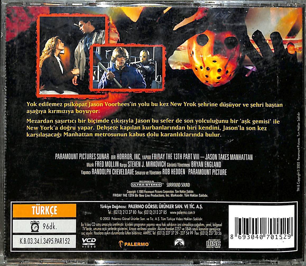 13. Cuma 8. Bölüm - Jason Manhattan'da VCD Film VCD26758 - 2