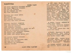 13 Ocak 1960 Ajans Türk Takvim Yaprağı(Şiirli Saatli) EFM(N)1087 - 2
