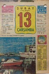 13 Şubat 1980 Takvim Yaprağı - Doğum Günü Hediyesi EFM(N)7837 - Gökçekoleksiyon