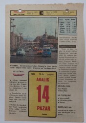 14 Aralık 1980 Takvim Yaprağı - Doğum Günü Hediyesi EFM(N)7230 - Gökçekoleksiyon