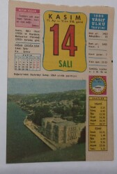 14 Kasım 1989 Takvim Yaprağı - Doğum Günü Hediyesi EFM(N)6592 - Gökçekoleksiyon