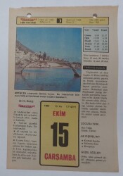 15 Ekim 1980 Takvim Yaprağı - Doğum Günü Hediyesi EFM(N)7081 - Gökçekoleksiyon