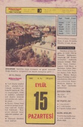 15 Eylül 1980 Takvim Yaprağı -Doğum Günü Hediyesi EFM(N)6415 - Gökçekoleksiyon