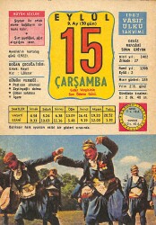 15 Eylül 1982 Takvim Yaprağı - Doğum Günü Hediyesi EFMN13529_Kopya(1) - Gökçekoleksiyon