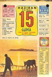 15 Haziran 1979 Takvim Yaprağı - Doğum Günü Hediyesi EFM(N)11689 - Gökçekoleksiyon