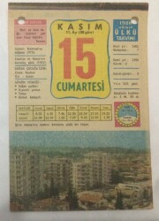 15 Kasım 1980 Takvim Yaprağı -Doğum Günü Hediyesi EFM(N)6453 - Gökçekoleksiyon