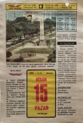 15 Nisan 1979 Takvim Yaprağı - Doğum Günü Hediyesi EFM(N)8520 - 2