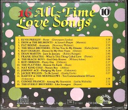 16 All Time Love Songs 10 CD (İkinci El) CD5564 - 2