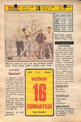 16 Haziran 1979 Takvim Yaprağı - Doğum Günü Hediyesi EFMN14456 - Gökçekoleksiyon