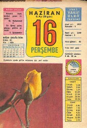 16 Haziran 1983 Takvim Yaprağı - Doğum Günü Hediyesi EFM(N)9011 - Gökçekoleksiyon